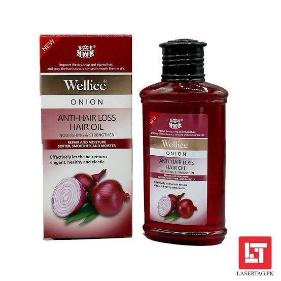 Wellice Hair Oil for Moisture Repair - Softer & Smoother Formula for Men & Women - 150ml - Onion B11910 - MAT Beauty