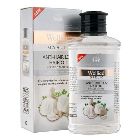 Wellice Garlic Hair Oil 150ml - Anti-Hair Loss Treatment - MAT Beauty