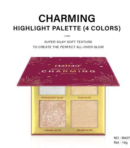 MALIAO Highlight Palette - Charming 4 Color Illuminator for Radiant Glow - MAT Beauty