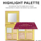 MALIAO Highlight Palette - Charming 4 Color Illuminator for Radiant Glow - MAT Beauty