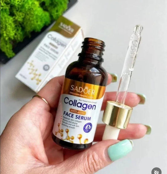 Sadoer Collagen Anti-Aging Brightening Face Serum 30ml - Sadoer Collagen Anti-Aging Serum for Youthful Skin - MAT Beauty