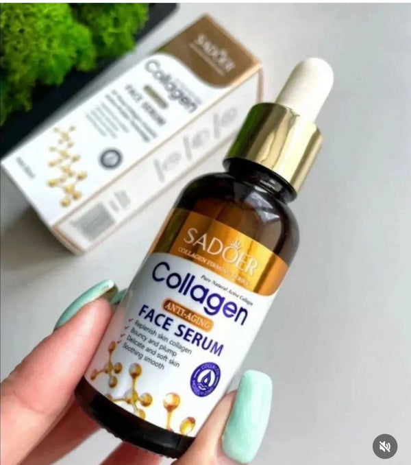 Sadoer Collagen Anti-Aging Brightening Face Serum 30ml - Sadoer Collagen Anti-Aging Serum for Youthful Skin - MAT Beauty