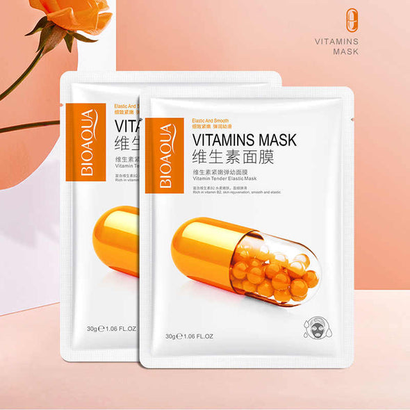 BIOAQUA Vitamins Moisturizing Face Mask Pack of 3 Sheets - MAT Beauty