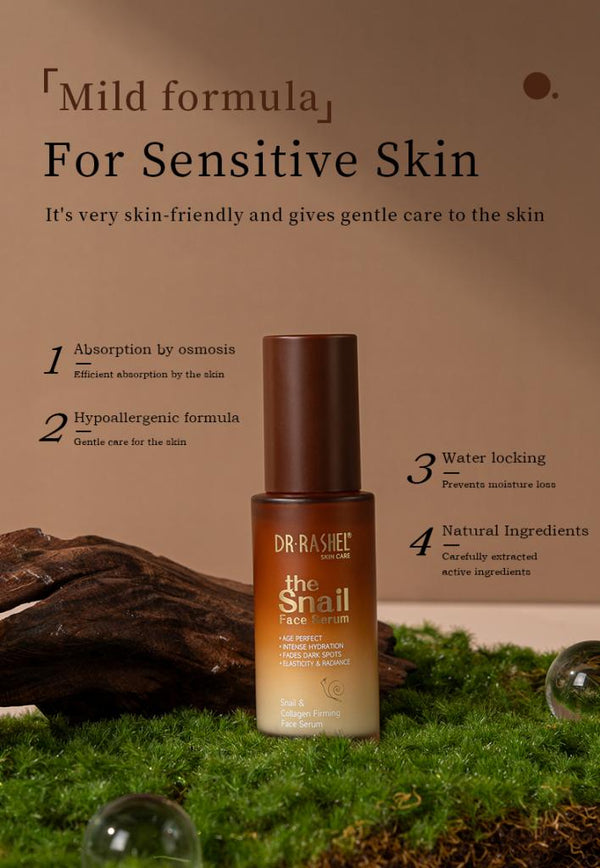 Dr Rashel Snail Collagen Face Serum for Firming and Revitalizing Skin - MAT Beauty