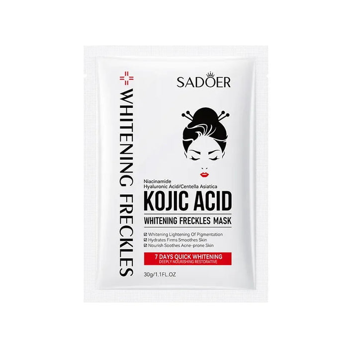Miss Beauty Kojic Acid Whitening Moisturizer for 7 Days Skin Whitening, Mild Cleansing, and Oil Control - SADOER 4 Pcs - MAT Beauty