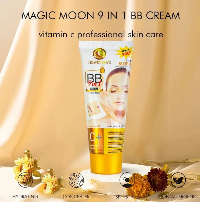 HEVAN BB Cream Fair Shade Magic Cream 120ml for A & Y Skin Tone Off-White - MAT Beauty