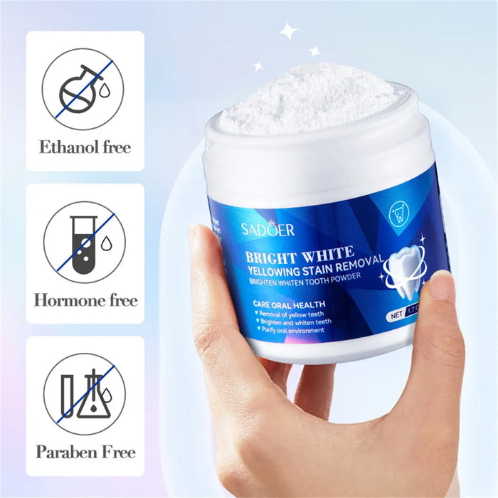 Sadoer Tooth Cleaning Powder 50g for Bright White Oral Cavity - MAT Beauty