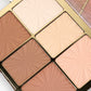 Miss Rose Arch Face Palette - 6 Color European Style Palette for Flawless Beauty - MAT Beauty