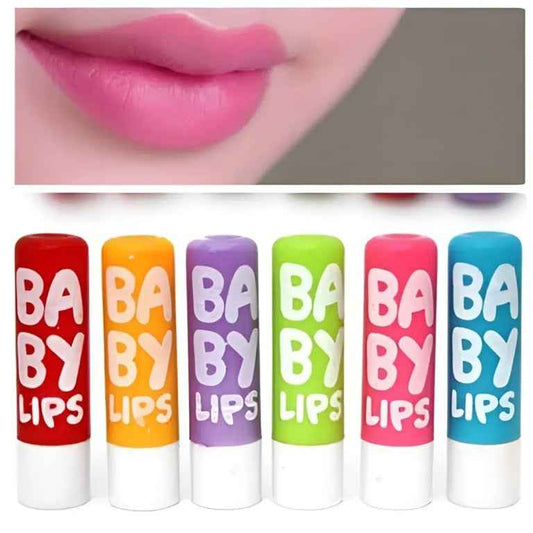 Baby Lip Balm Long Lasting Waterproof No fade All Day Long Moisturize The Lips Best For Men Women Girls (Multicolor)
