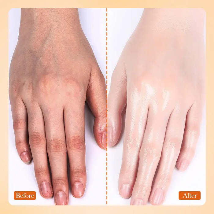 SADOER Vitamin C Hand Mask for Dark Skin Lightening, Whitening & Moisturizing with Hyaluronic Acid - 35g SD10026 - MAT Beauty