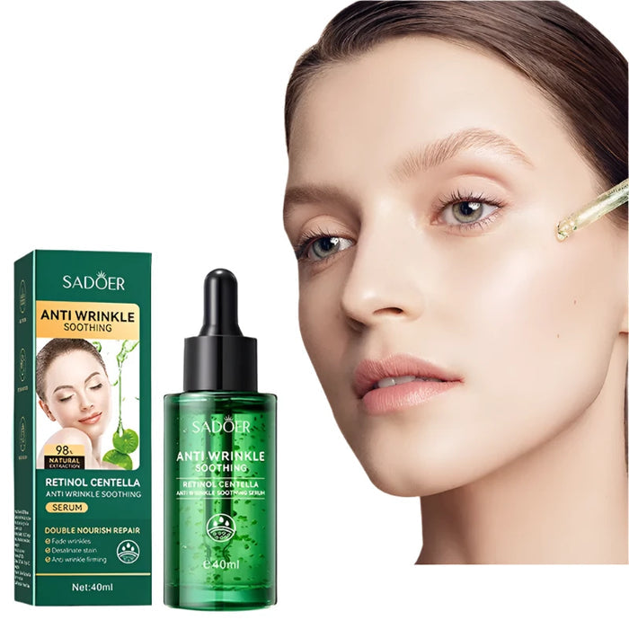 SADOER Retinol Anti-Wrinkle Serum with Centella for Soothing Facial Moisturization 40ml - MAT Beauty