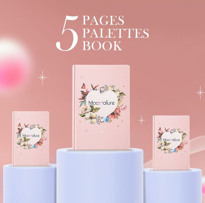 Mocallure Makeup Palette - All In One 5 Pages Book for Ultimate Beauty Looks - MAT Beauty