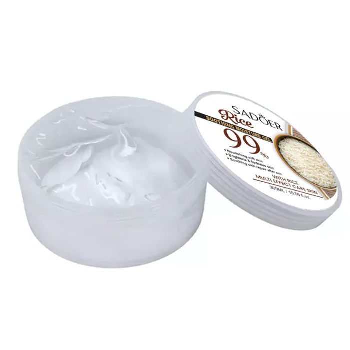 SADOER Rice Moisture Gel 300ml - 99% Rice for Nourished, Soft Skin and Soothing Hydration - MAT Beauty