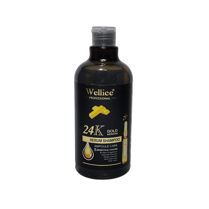 Welice Gold Keratin Shampoo 500ml with 24K Gold Infusion - MAT Beauty