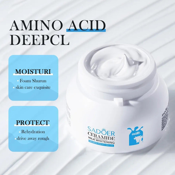 SADOER Ceramide Milk Moisturizer for All Skin Types - Glowing Hydration 120g - MAT Beauty