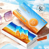 Sadoer Sunscreen SPF50 Portable Strips Pack of 5 for Efficient UV Protection for Girls and Women - MAT Beauty