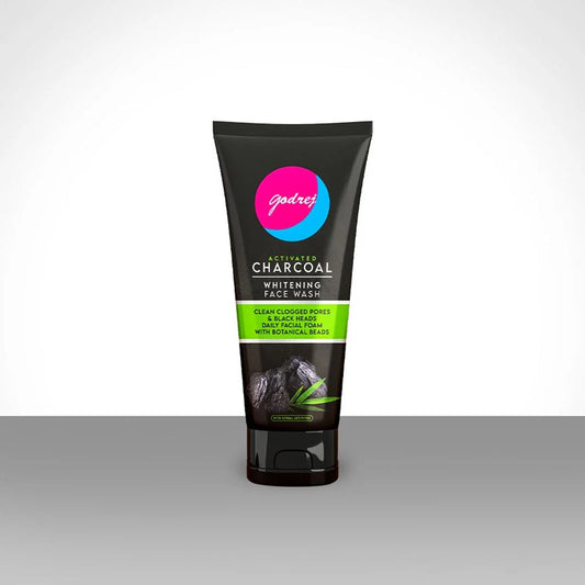 Godrej Activated Charcoal Face Wash 100ml for Deep Cleansing and Whitening - MAT Beauty