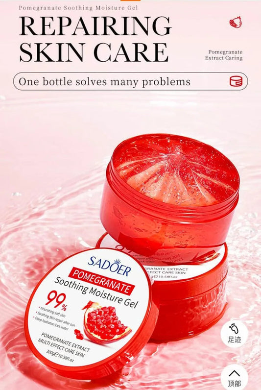 SADOER Pomegranate Moisture Gel 99% Nourishing Soft Skin & Soothing 300ml - MAT Beauty