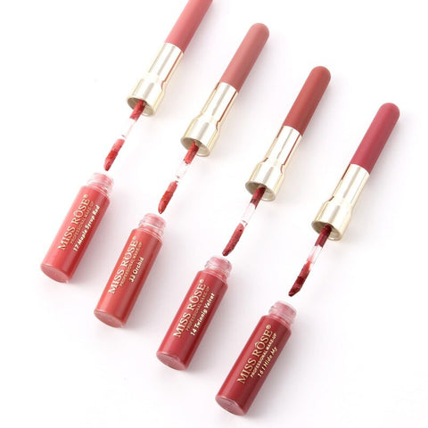 Miss Rose Matte Lip Gloss Liner 2 in 1 for Lasting Color and Definition - MAT Beauty