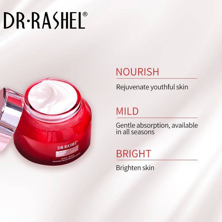 DR RASHEL AHA BHA Face Cream - Renewal Rejuvenating Formula 50g - MAT Beauty