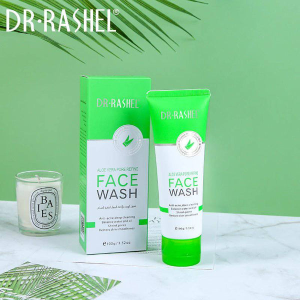 DR RASHEL Aloe Vera Pore Refine Face Wash 100g - Purify and Refresh Your Skin - MAT Beauty