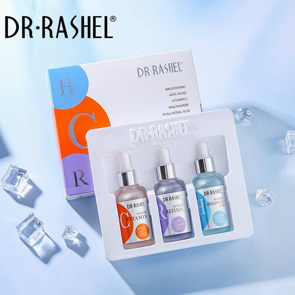 Dr Rashel Vitamin C Serum with Hyaluronic Acid and Retinol for Radiant Skin - MAT Beauty