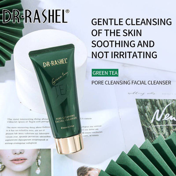 DR RASHEL Green Tea Cleanser - Pore Cleansing Facial Wash 80ml - MAT Beauty