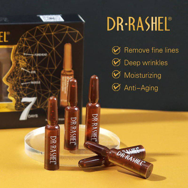 DR RASHEL 24K Gold Serum - Skin Care Ampoule Face Serum 2ml x 7pcs - MAT Beauty