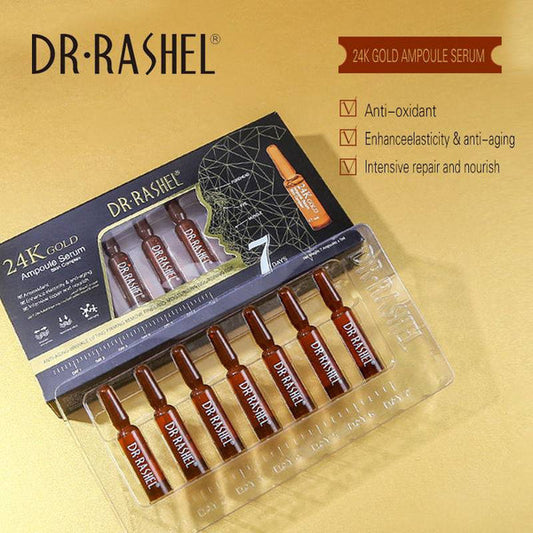 DR RASHEL 24K Gold Serum - Skin Care Ampoule Face Serum 2ml x 7pcs - MAT Beauty
