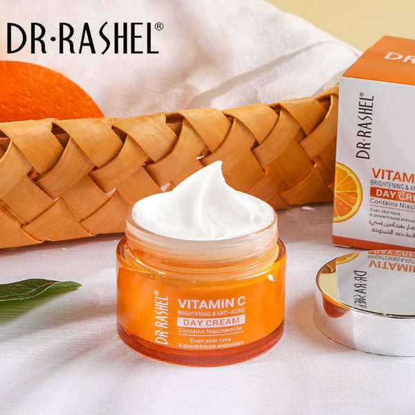 Dr Rashel Vitamin C Cream Set - Pack of 3 Day & Night Cream and Cleanser - MAT Beauty
