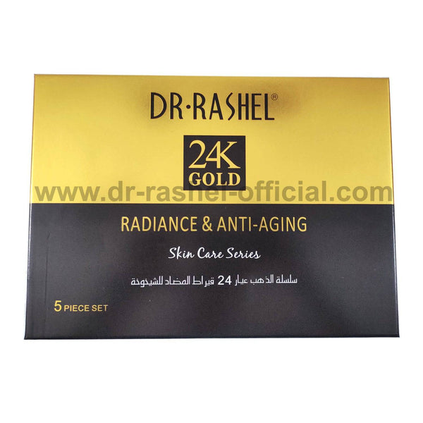 Dr Rashel 24K Gold Anti-Aging Serum Pack - 5 Radiance Series with 24K Gold Anti-Aging SERIES - MAT Beauty
