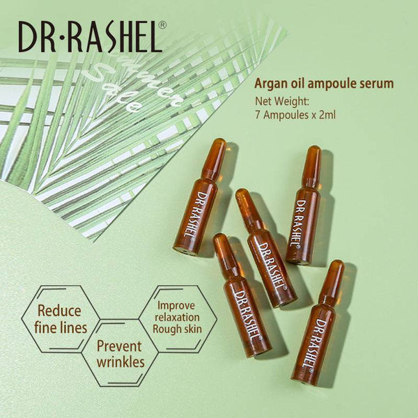 DR RASHEL Argan Oil Serum 2ml*7pcs - Nourishing Face Serum for Radiant Skin - MAT Beauty