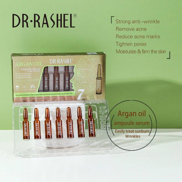 DR RASHEL Argan Oil Serum 2ml*7pcs - Nourishing Face Serum for Radiant Skin - MAT Beauty