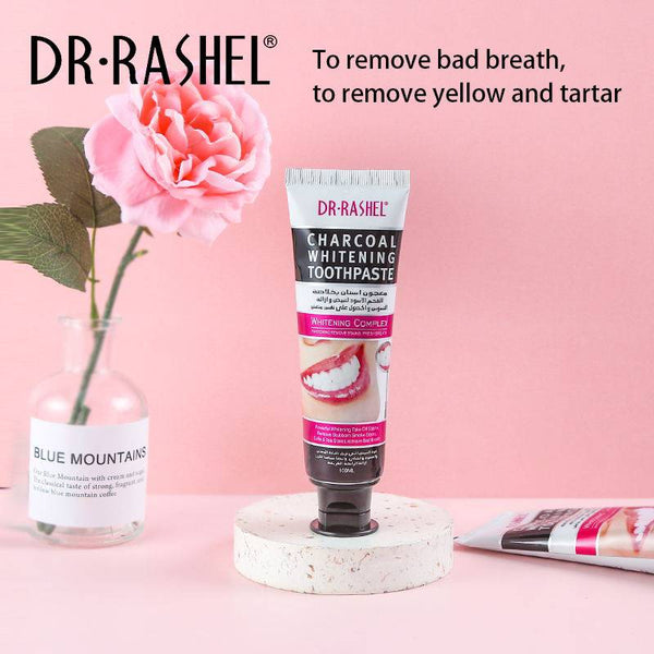 Dr Rashel Charcoal Toothpaste for Whitening and Fresh Breath - MAT Beauty