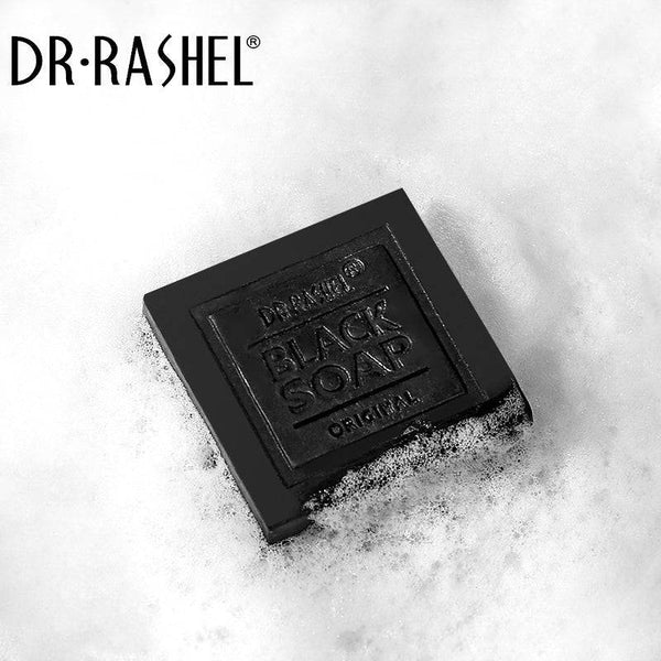 Dr Rashel Collagen Charcoal Soap for Deep Cleansing, Pore Tightening, Acne & Oil Control - 100g - MAT Beauty