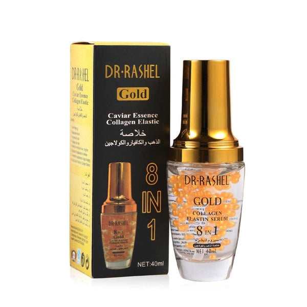 Dr Rashel Gold Caviar Serum - 8 in 1 Collagen Elastin Face Serum - MAT Beauty