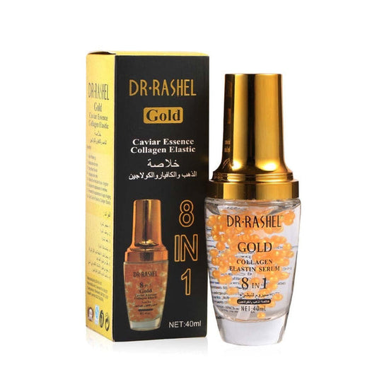 Dr Rashel Gold Caviar Serum - 8 in 1 Collagen Elastin Face Serum - MAT Beauty