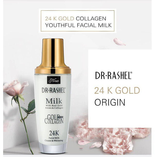 Dr Rashel Gold Collagen Facial Cleanser with Real Gold Atoms & 24K Whitening Milk - MAT Beauty
