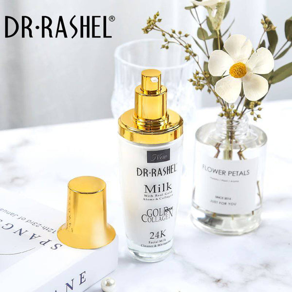 Dr Rashel Gold Collagen Facial Cleanser with Real Gold Atoms & 24K Whitening Milk - MAT Beauty