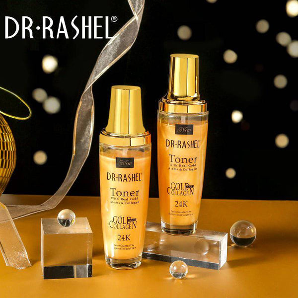 Dr Rashel 24K Gold Collagen Toner with Real Gold Atoms for Radiant Facial Skin - MAT Beauty