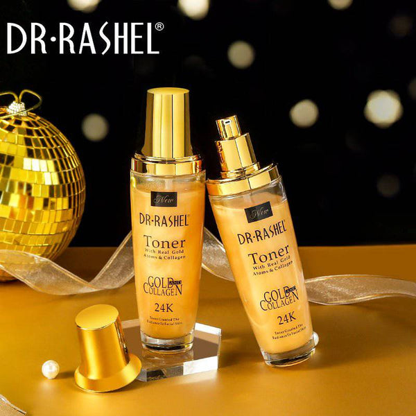 Dr Rashel 24K Gold Collagen Toner with Real Gold Atoms for Radiant Facial Skin - MAT Beauty