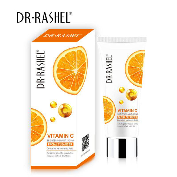 Dr Rashel Vitamin C Brightening Facial Cleanser with Hyaluronic Acid 80ml - Radiant Skin Solution - MAT Beauty