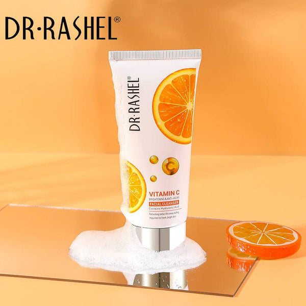 Dr Rashel Vitamin C Brightening Facial Cleanser with Hyaluronic Acid 80ml - Radiant Skin Solution - MAT Beauty