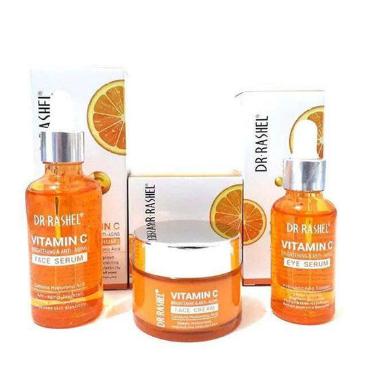 Dr Rashel Vitamin C Series - Pack of 3 Essential Skincare Products - MAT Beauty