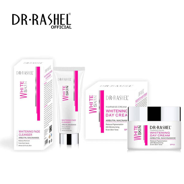 Dr Rashel Whitening Solution Set - Pack of 2 Day Cream + Cleanser - MAT Beauty