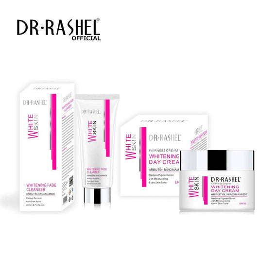 Dr Rashel Whitening Solution Set - Pack of 2 Day Cream + Cleanser - MAT Beauty