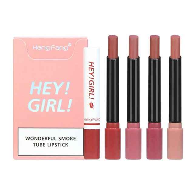 Hey Girl Lipstick 4pcs Moisturizing Color sets