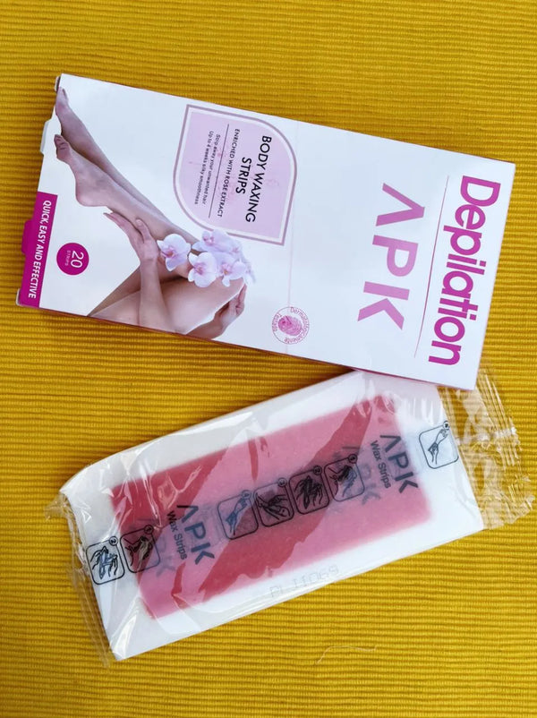 APK Depilation Quick Easy & Effective Body Waxing Strips - 10pcs - MAT Beauty