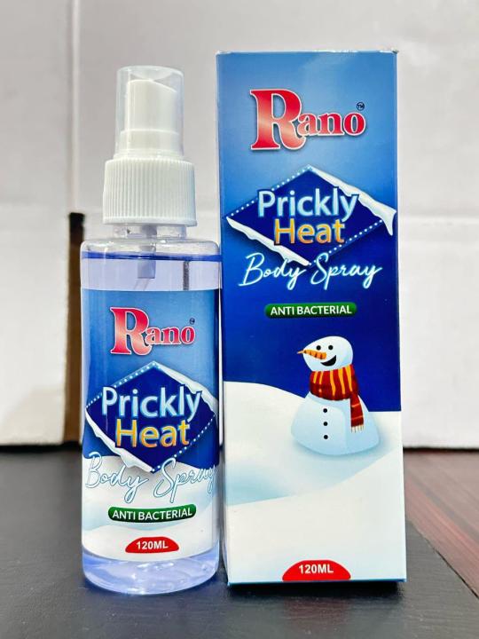 Rano Prickly Heat Spray - 120ml for Soothing Relief