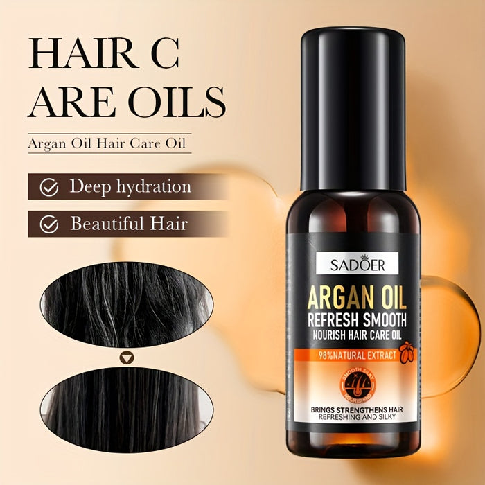 Sadoer Argan Oil Hair Care Oil 60ml for Nourished and Healthy Hair - MAT Beauty